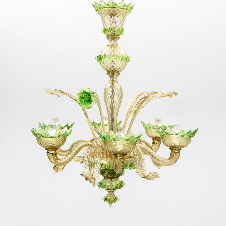 Chandelier Murano Italy mid/second half of the 20th century.