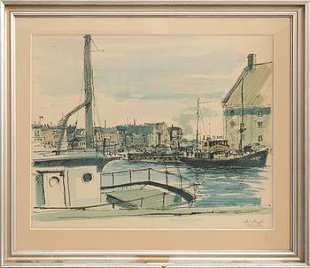 Henning Koppel, Boats in Harbour.