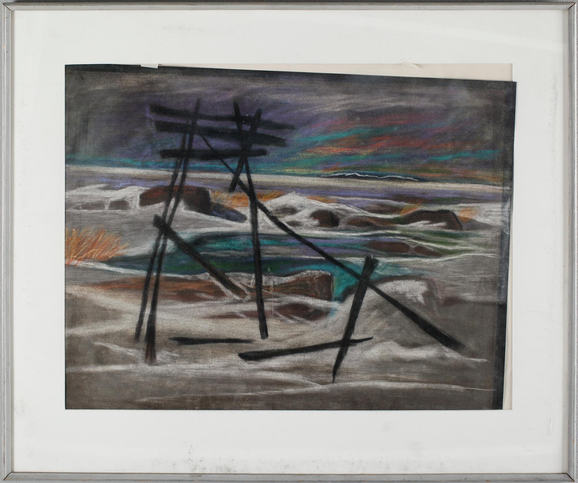 KURT BJÖRK, pastell, signerad och daterad 67.
