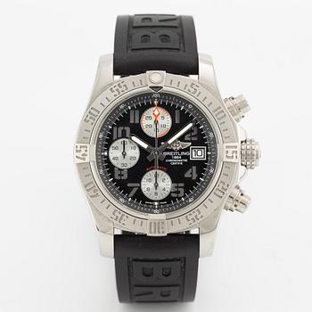 Breitling, Avenger II, Chronometer, chronograph, wristwatch, 43 mm.