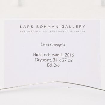 Lena Cronqvist, “Flicka och svan IIl (2016)".