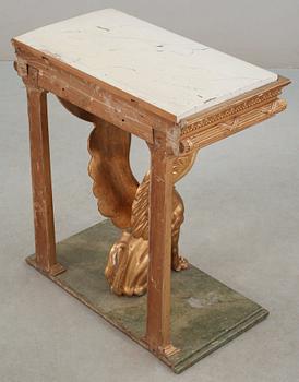 A Swedish Empire 19th century console table.