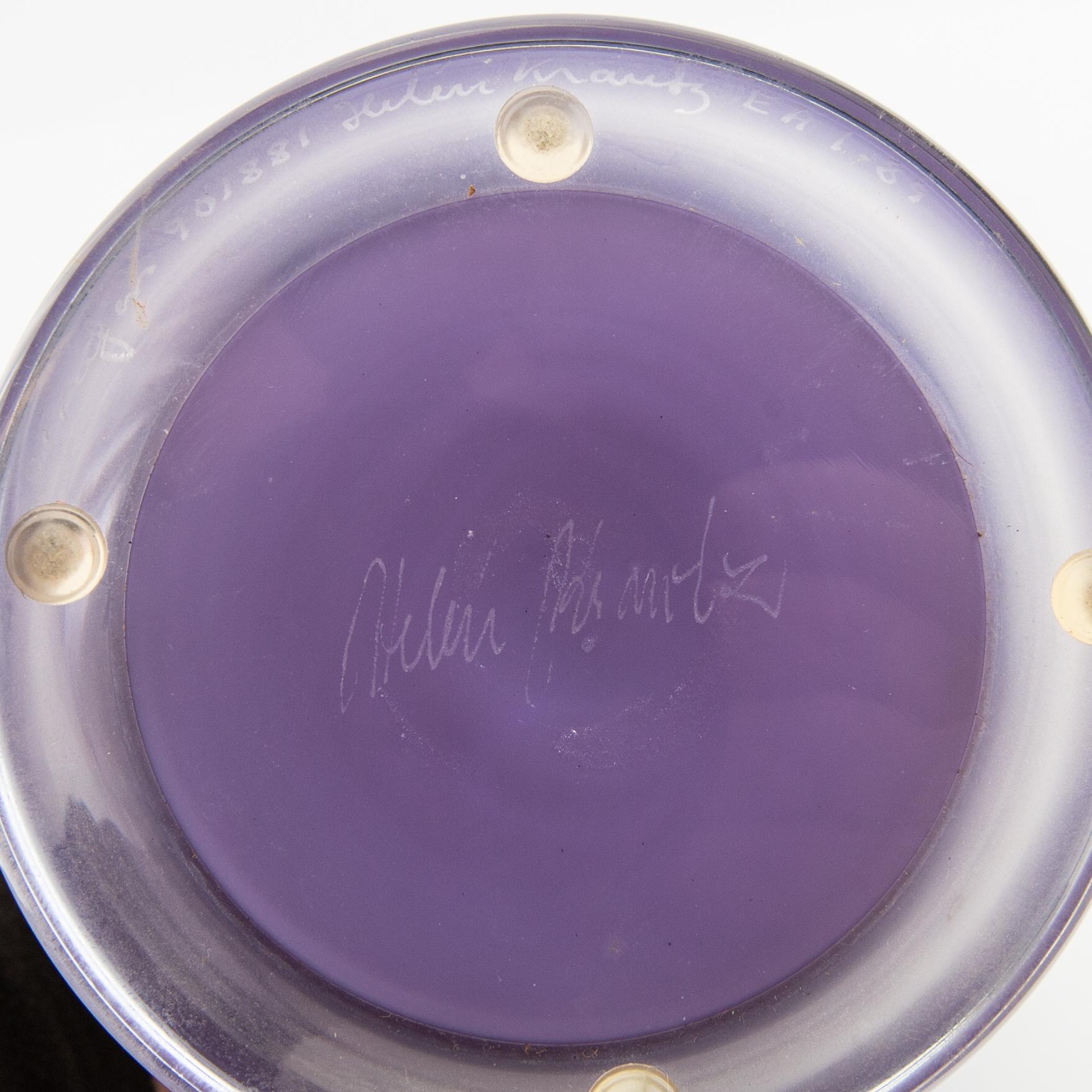 Helén Krantz, vas, Orrefors, sent 1900-tal.