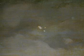 OKÄND KONSTNÄR, olja på duk, osignerad, omkring sekelskiftet 1800/1900.