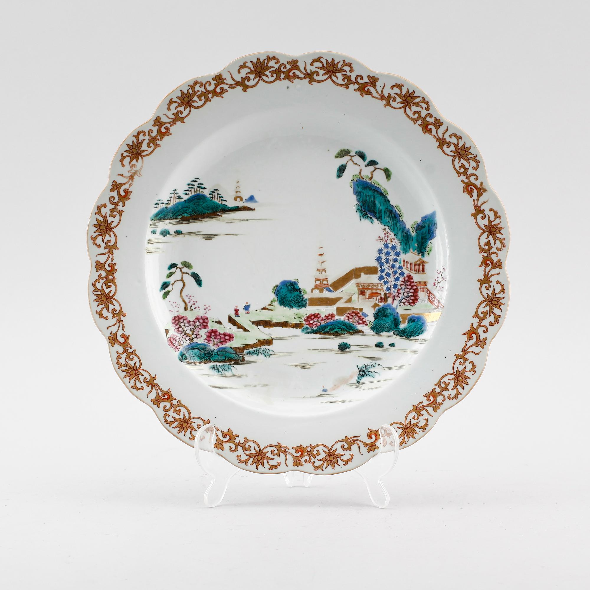 FAT, porslin, Kina, Qianlong 1736-1795.