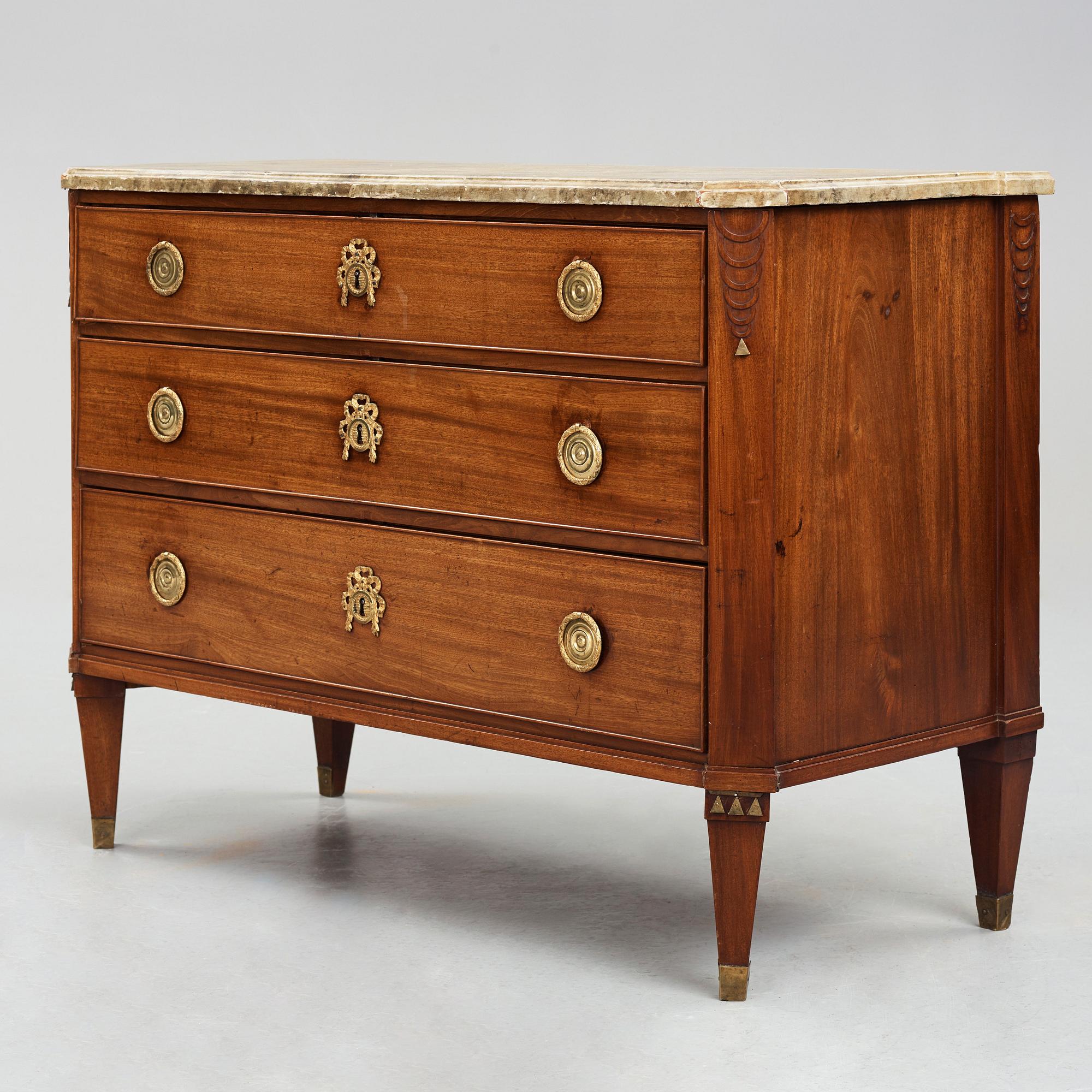 BYRÅ, 1700-talets slut, Sengustaviansk.