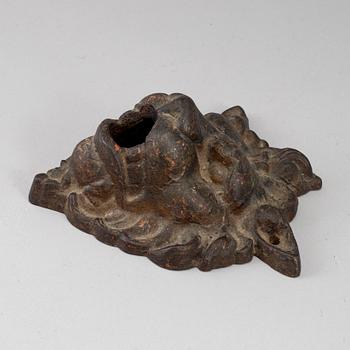 An iron decoration piece, 18th/19th century.