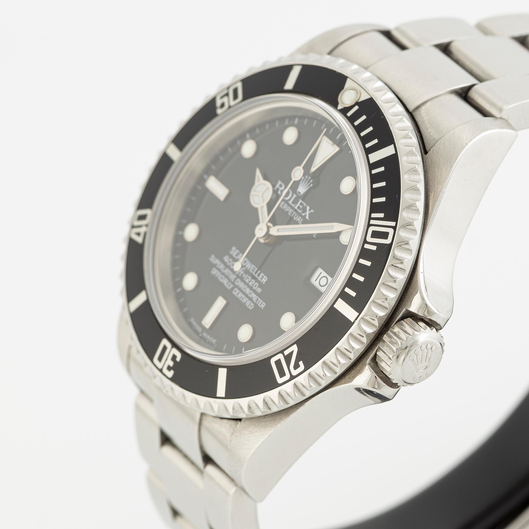 Rolex, Sea-Dweller, wristwatch, 40 mm.