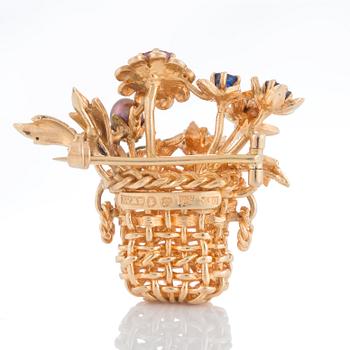 A WA Bolin basket brooch designed by Barbro Littmarck.