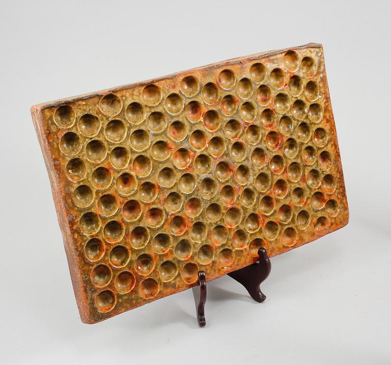 CHOKLADFORMAR, 3 st, lergods, 1900-talets början.