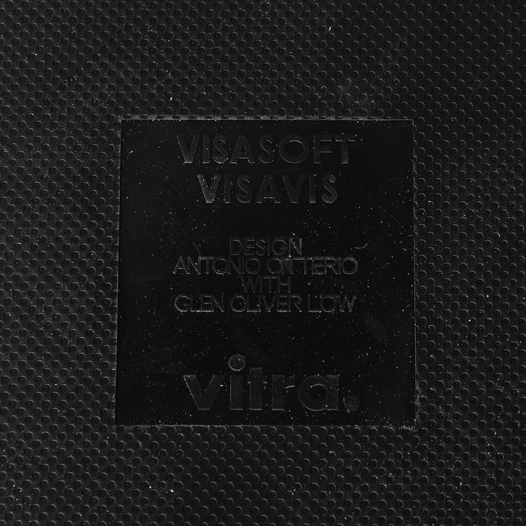 ANTONIO CITTERIO, karmstolar, 6 st, "Visasoft", Vitra, 2000-tal.