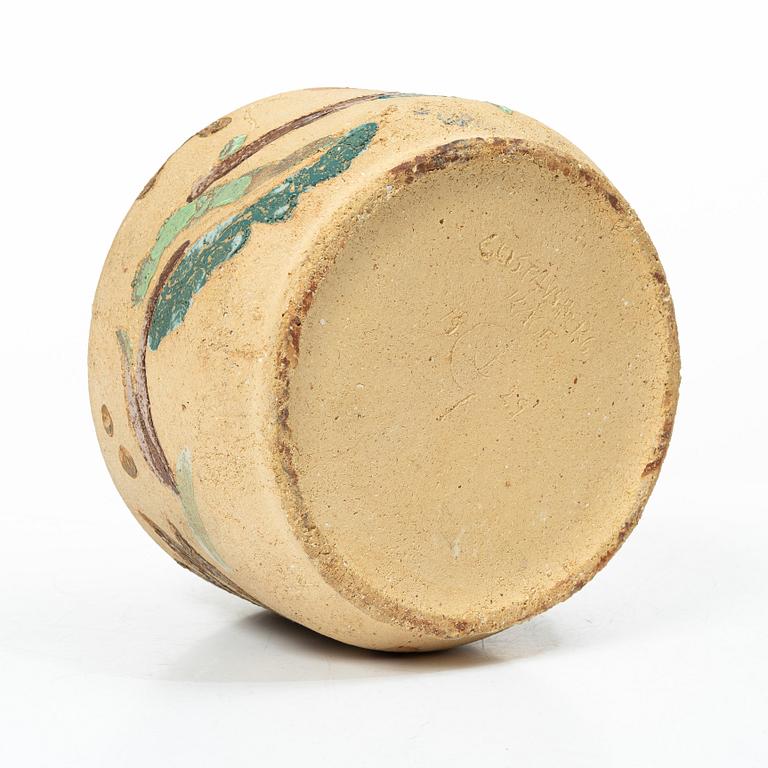 Wilhelm Kåge, a chamotte stoneware vase, Gustavsberg, Sweden 1929.