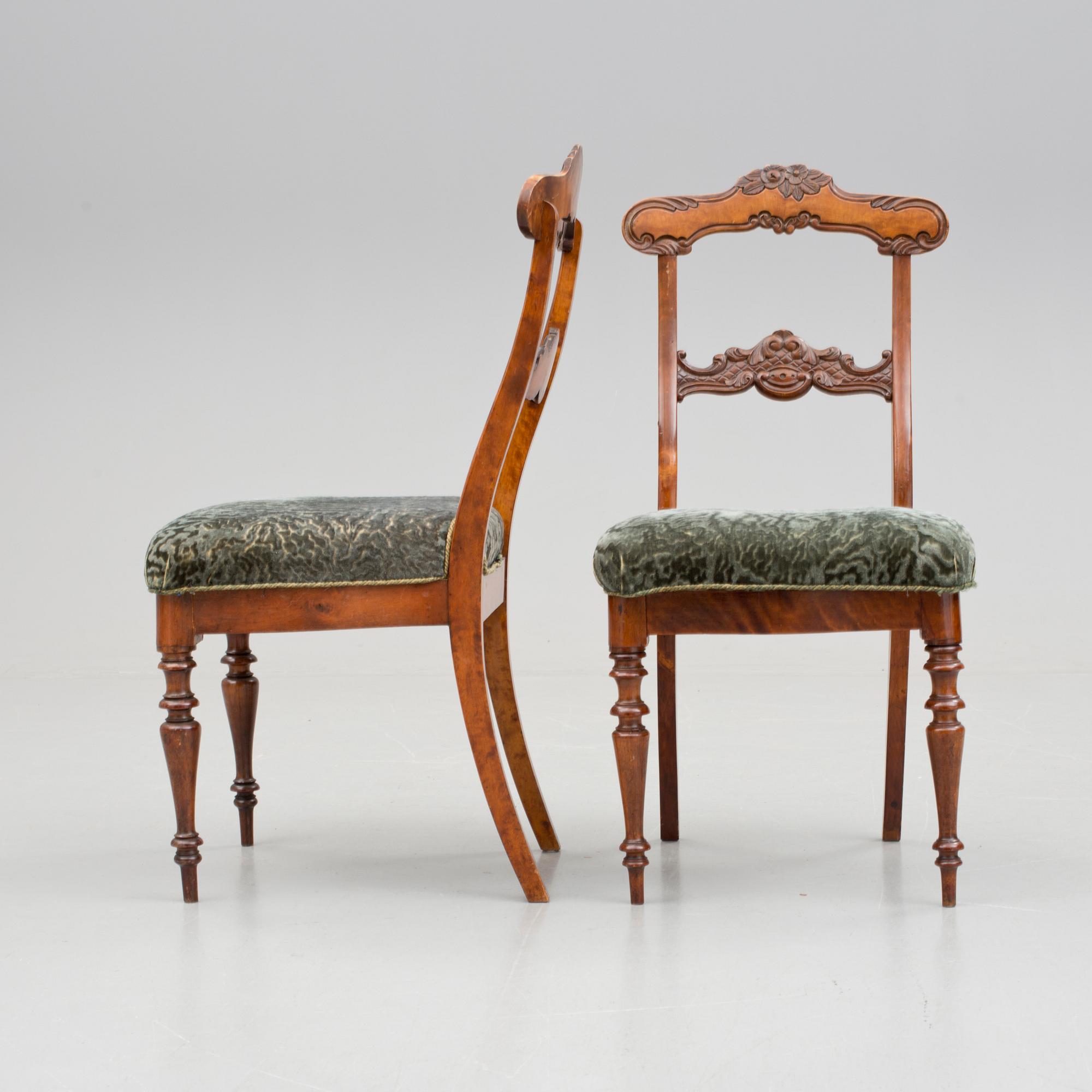 STOLAR 4 st, senempire. 1800-talets tredje kvartal.