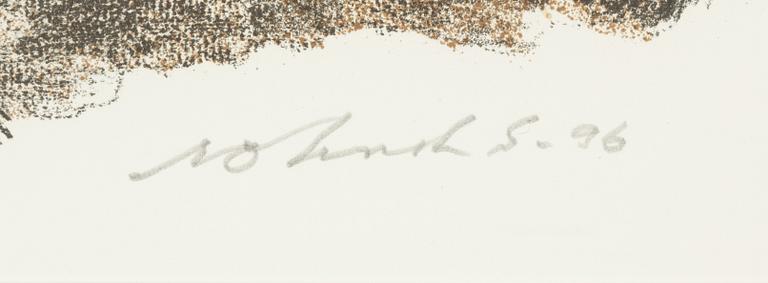Roland Svensson, lithograph in colours, signed 35/250.