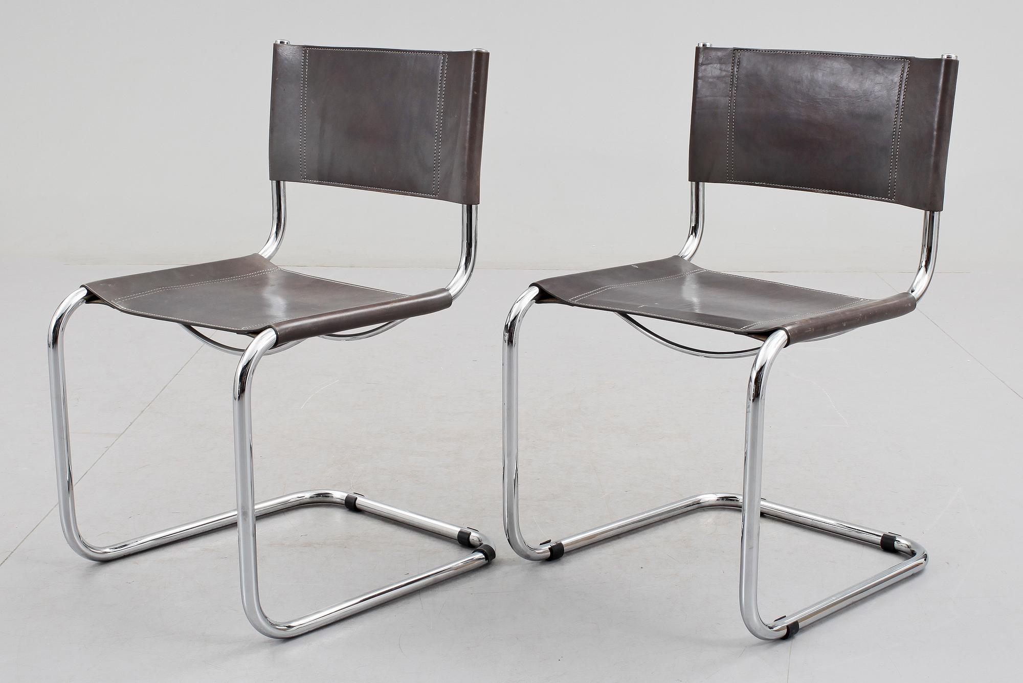 STOLAR, ett par, Bauhaus-typ, 1900-talets andra hälft.