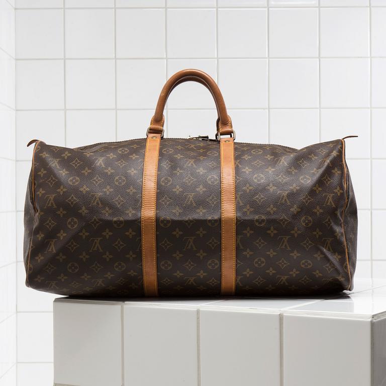 VÄSKA / WEEKENDBAG, "Keepall 55", Louis Vuitton.