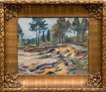 oil on canvas, signed.