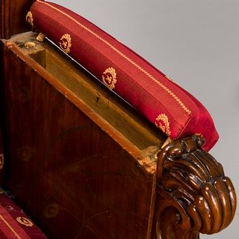 A biedermeier sofa, 19th Century.
