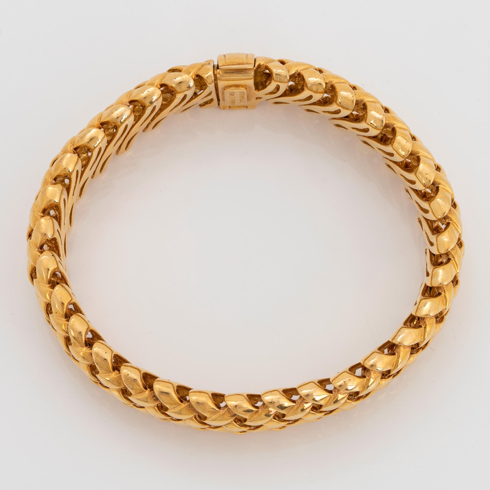 Tiffany armband 18K guld "Vannerie".