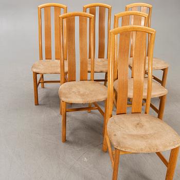 Stolar, 6 st, troligen Danmark, 1960-70-tal.