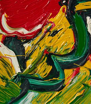 Bengt Lindström, "Figur mot gult".