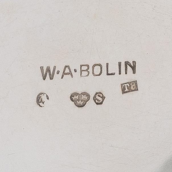 W.A. Bolin, A Swedish silver bowl, marks of W.A. Bolin, Stockholm 1945.