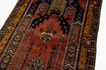 Matta, semiantik Yahyali, Kayseri området, ca  208 x 115 cm.