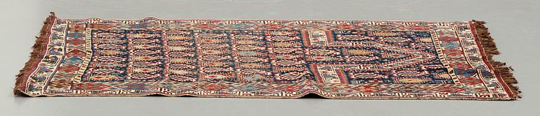 A RUG, an antique Marasali prayer rug, 19th century, ca 151 x 119 cm.