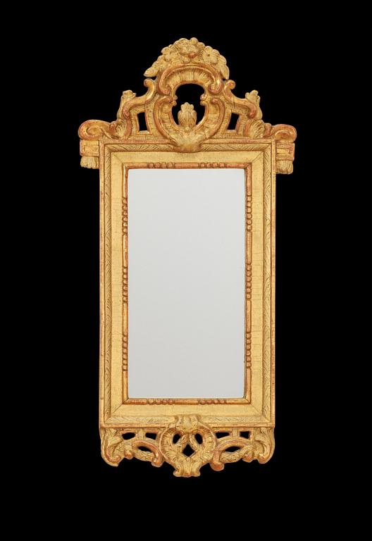A Swedish Gustavian mirror.