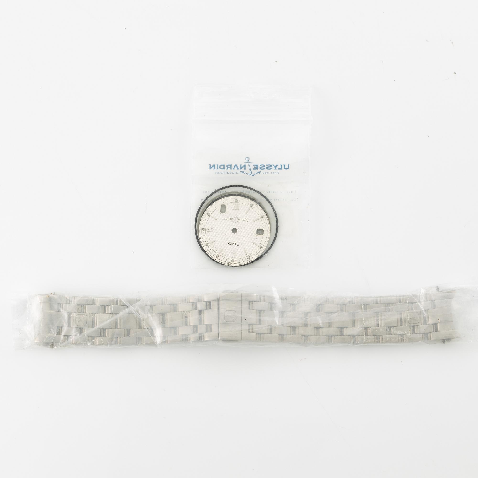 Ulysse Nardin, San Marco, GMT, wristwatch, 40 mm.