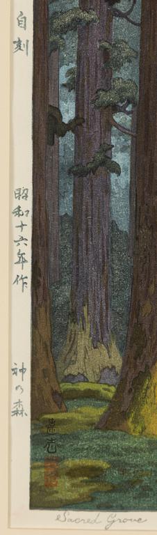 Toshi Yoshida, 'Sacred Grove'.