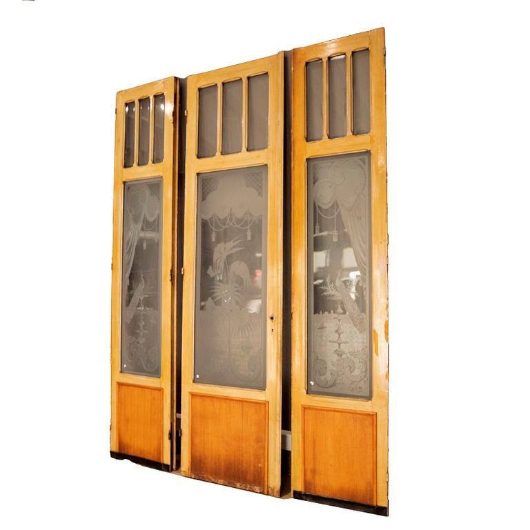 Doors, 3 pcs, France, early 20th century.