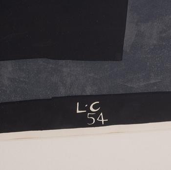 LE CORBUSIER, efter, färglitografi, signerad och daterad -54 i trycket.