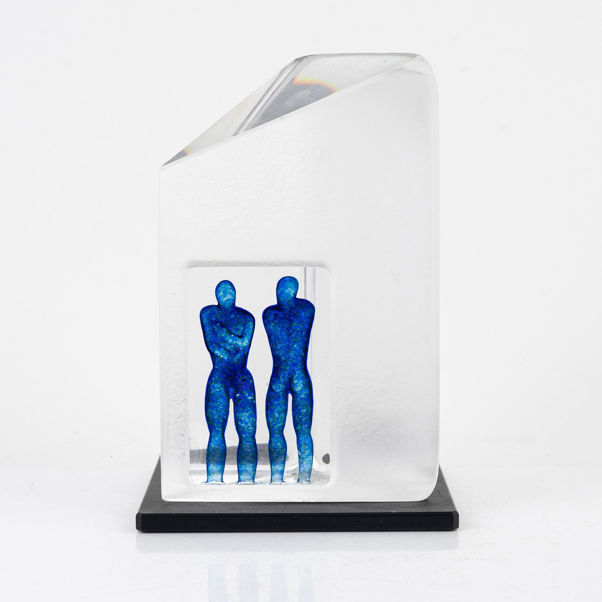 Bertil Vallien, a sculpture, Kosta Boda.