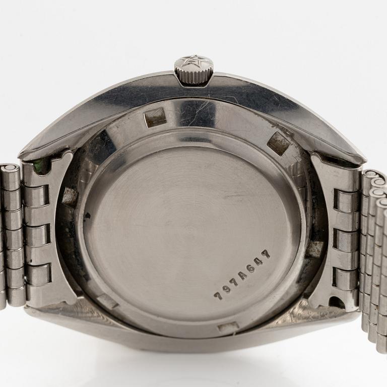 Zenith, Captain, "Turtle", wristwatch, 37 mm.