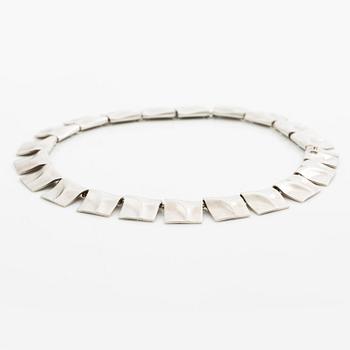 Björn Weckström, necklace "Galactic Peaks", sterling silver, Finland 1986. For Lapponia.