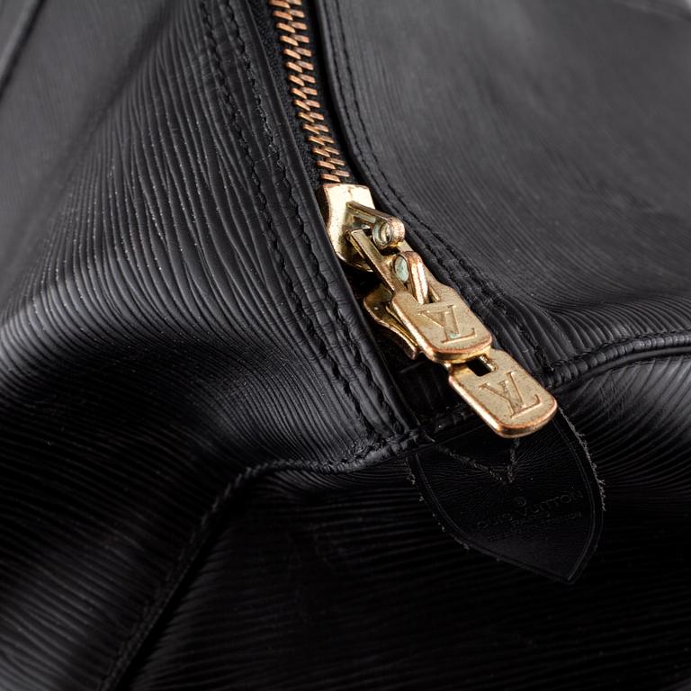 A weekend bag from Louis Vuitton, model "Keepall 50 Epi".