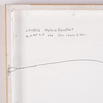 A Max Walter Svanberg sketch, signed and dated -63.