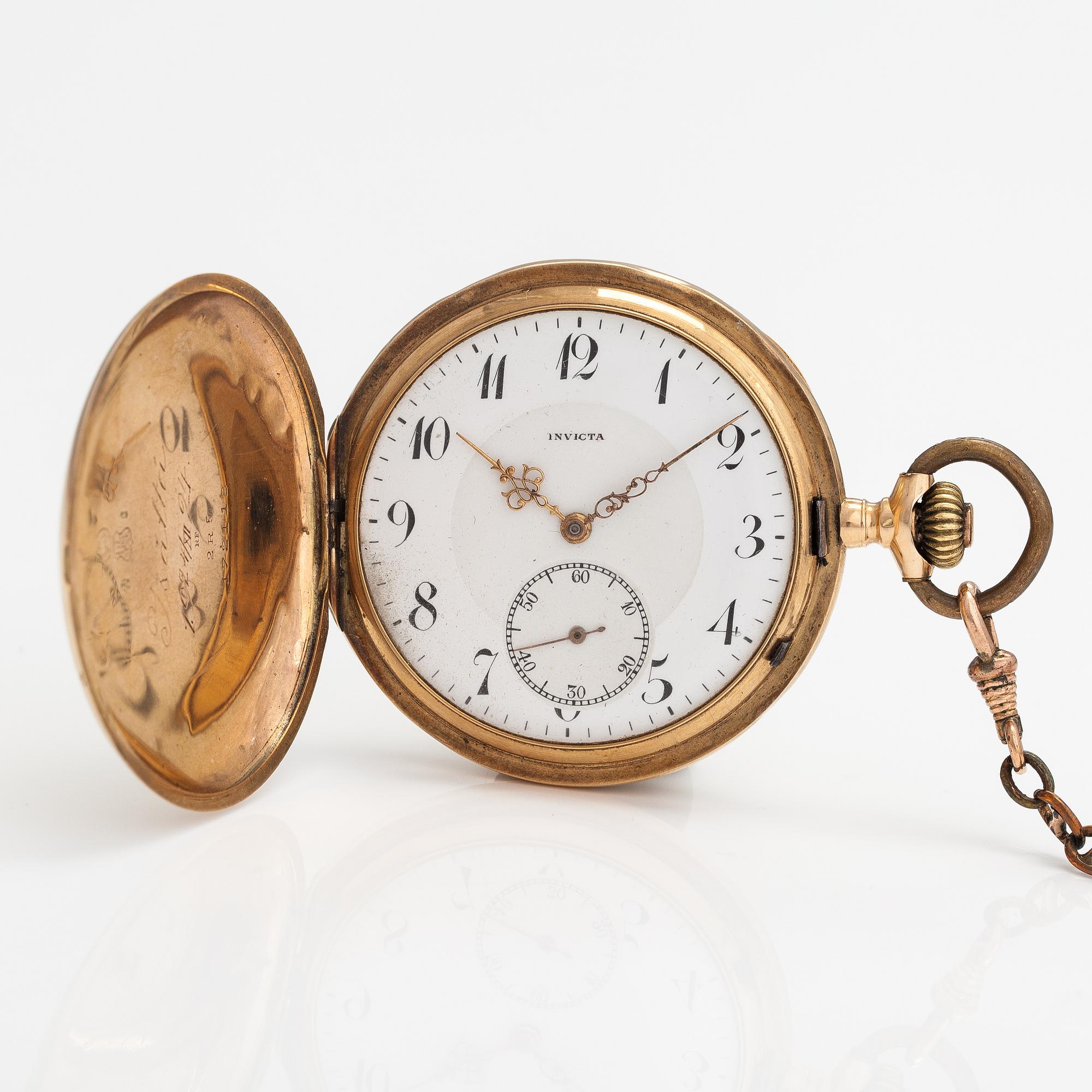 Invicta pocket watch 51 mm. Bukowskis