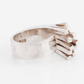 Rey Urban, a sterling silver ring,  Stockholm 1979.