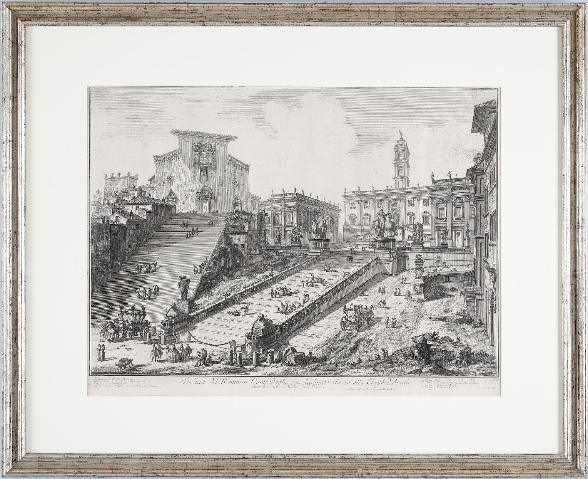 GIOVANNI BATTISTA PIRANESI, etsning.