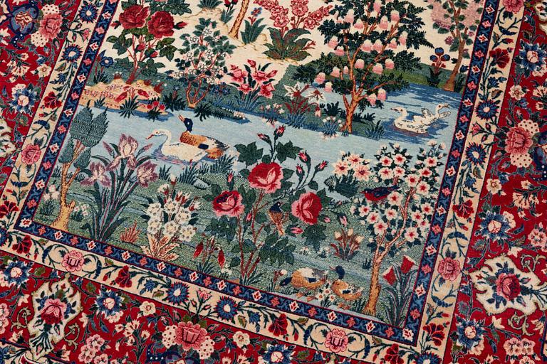 Haj Mirza Aqa Imami, an antique Isfahan rug, Central Persia, c. 217 x 152 cm.