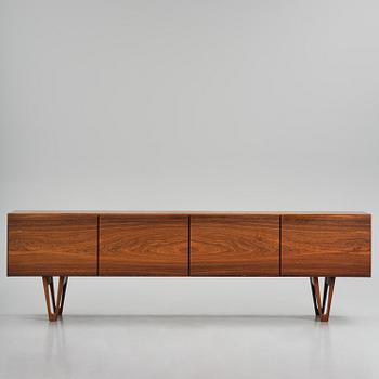 Ib Kofod-Larsen, a rosewood veneered sideboard model "501" from the "Ib 500" series, Seffle Möbelfabrik, Sweden, 1960s.