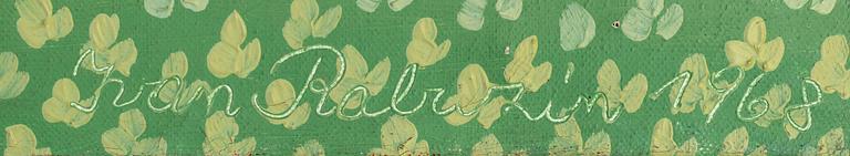 IVAN RABUZIN, olja på duk, signerad och daterad 1968.