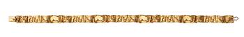 758. A Lapponia 18k gold bracelet, Finland.