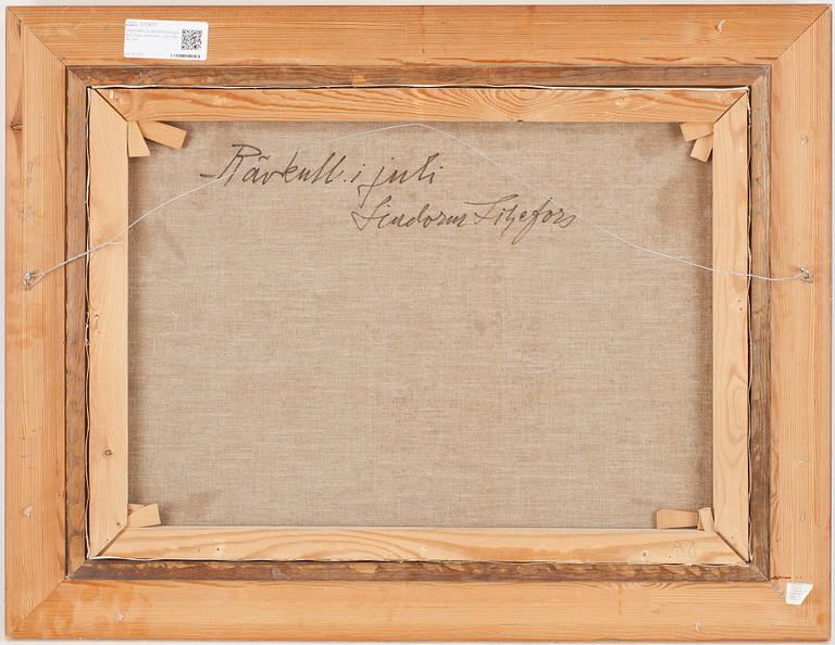 LINDORM LILJEFORS.Olja på duk. Sign Lindorm L. och dat 76.