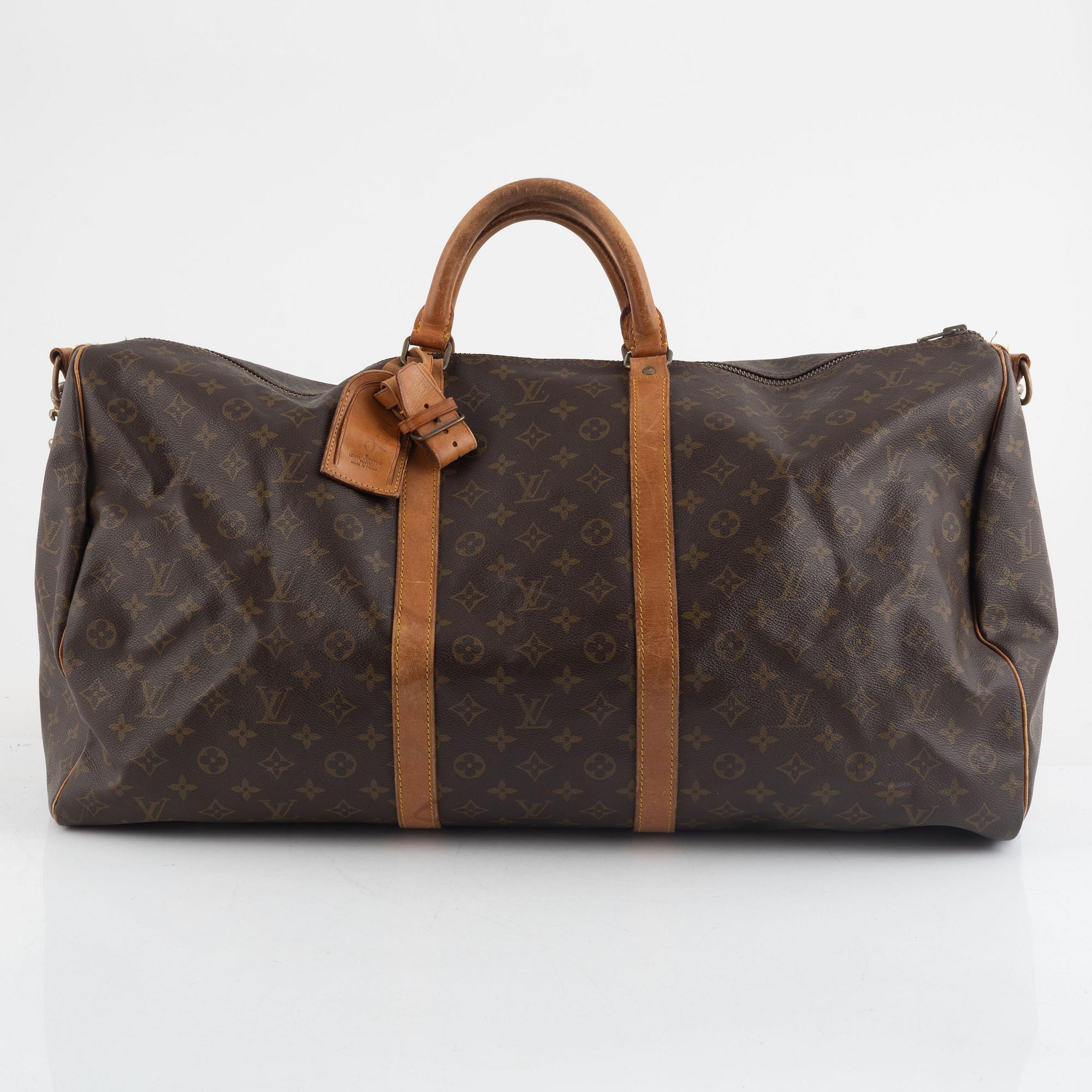 Louis Vuitton bag Keepall 60 Bandouliere 1981. Bukowskis