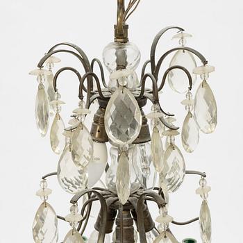 A Rococo style chandelier, first half of the 20th Century.