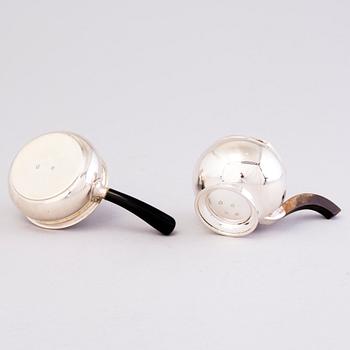 Three Danish silver bowls, two with mark of Grann & Laglye and one marked Christian F. Heise, 1922-37.