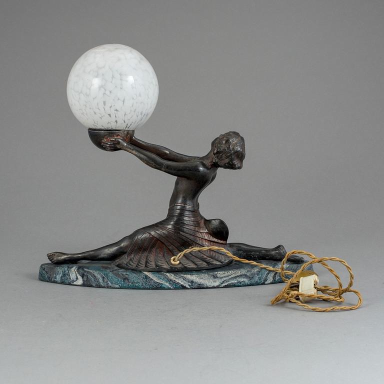 BORDSLAMPA, Art Deco, 1940-tal.